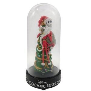 The Nightmare Before Christmas Light Up Jack Skellington‎ X-MAS Tree Cloche 10"